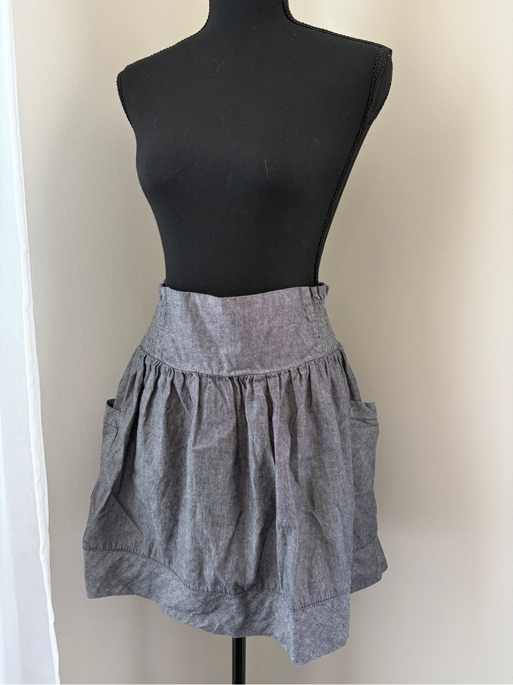 100% Cotton Convertible Mini Skirt/Strapless Top size M